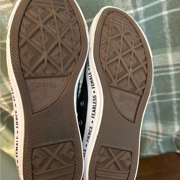 Converse all star high custom fierce fearless female size 8 - Picture 6 of 7